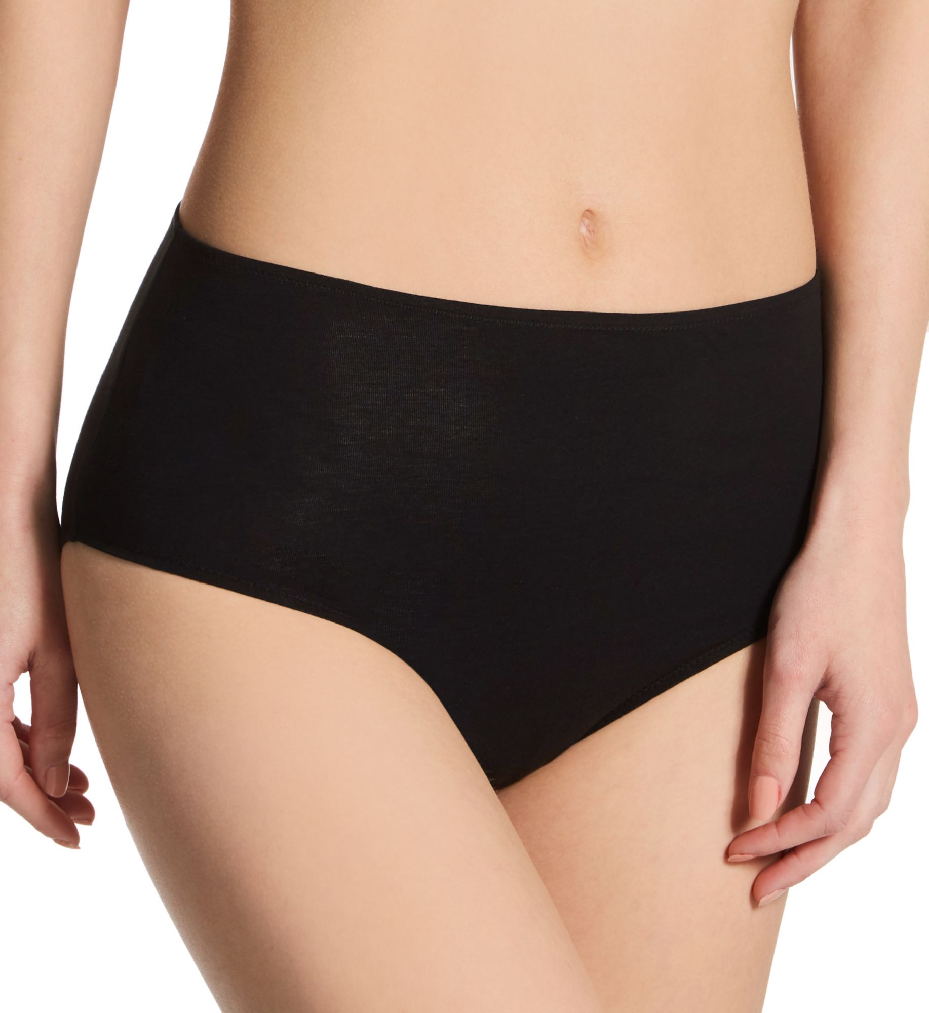 Skin Women's Gemma Full Cut Panty in New Black | Size: Large | HerRoom.com