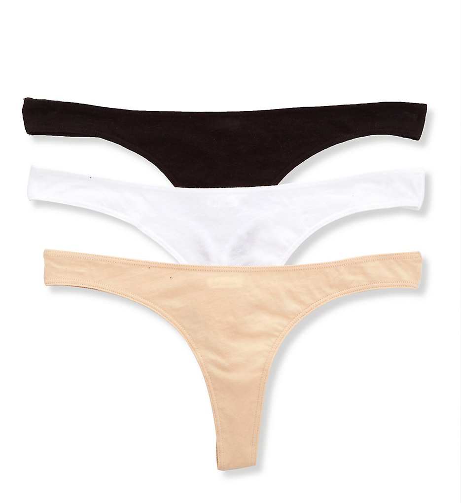 Skin (2445770): Skin OJT3R Organic Pima Cotton Thong - 3 Pack (White/Black/Nude XS) Skin (2445770): Skin OJT3R Organic Pima Cotton Thong - 3 Pack (White/Black/Nude XS)