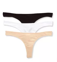 Organic Pima Cotton Thong - 3 Pack