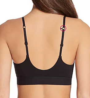 Hadlee Organic Cotton Blend Triangle Bra Black XL