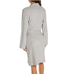 French Terry Robe with Belt Heather Grey XS