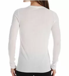 Superfine Pima Jersey Long Sleeve Crew Neck Tee