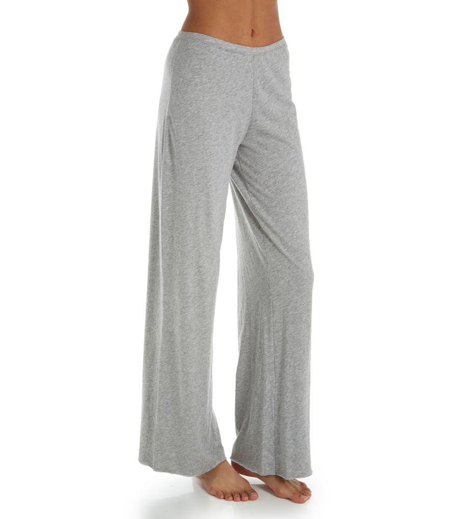 Black Double-layer pima-cotton pyjama trousers, Skin