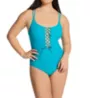 Skinny Dippers Jelly Beans Suga Babe Lace Up One Piece Swimsuit 6529169