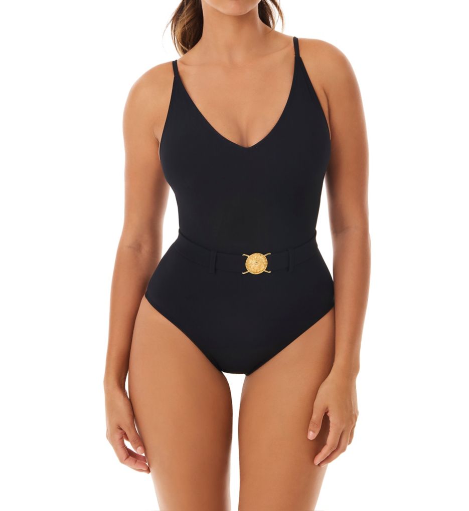 Simba Lucky Charm Belted One Piece Swimsuit