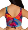 Skinny Dippers Banshee Shirr Thing Reversible Crop Swim Top 6533330 - Image 3