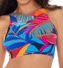 Skinny Dippers Banshee Shirr Thing Reversible Crop Swim Top 6533330