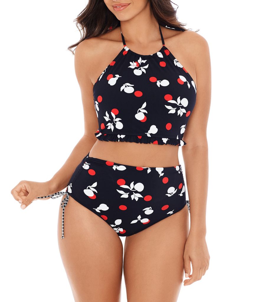 Fruiti Tutti Baby Doll Ruffle Crop Swim Top-cs1