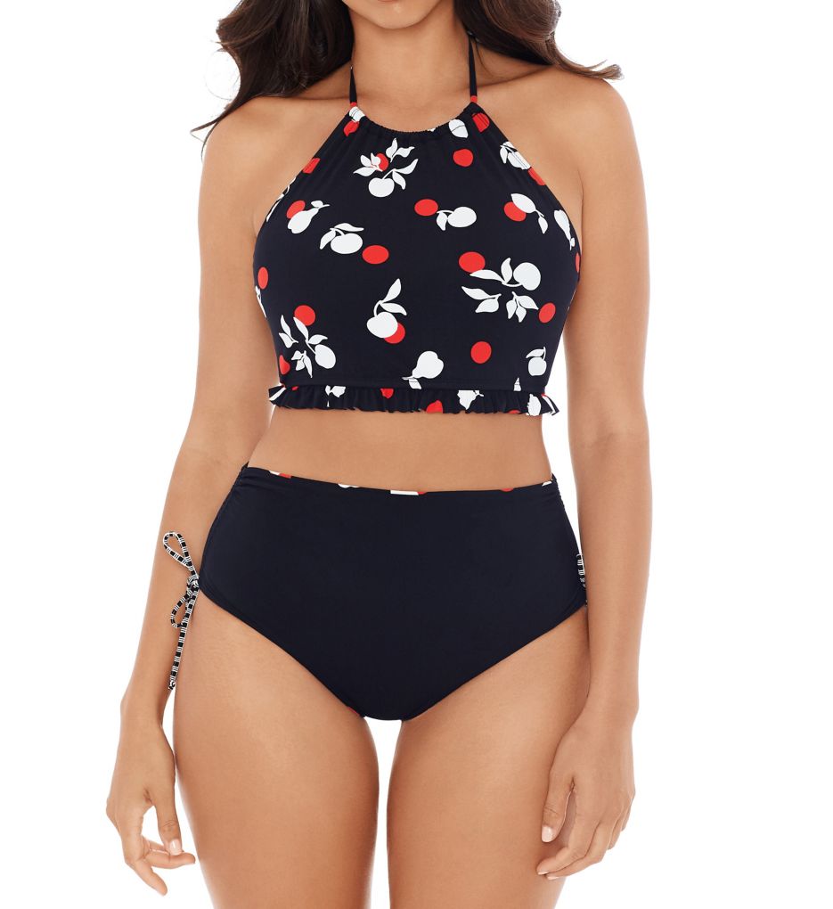 Fruiti Tutti Baby Doll Ruffle Crop Swim Top-cs2