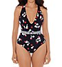 Skinny Dippers Fruiti Tutti Thrill Belted One Piece Swimsuit