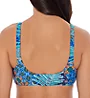 Skinny Dippers Mille Fiore St Tropez Tie Front Bralette Swim Top 6533357 - Image 2