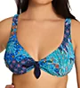 Skinny Dippers Mille Fiore St Tropez Tie Front Bralette Swim Top 6533357 - Image 1