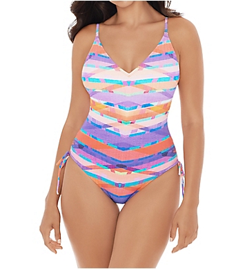 Skinny Dippers Prisma Shape Shifter V-Neck One Piece Swimsuit
