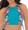 Skinny Dippers Bamboo Dubbly Bubbly Crop Swim Top 6533392