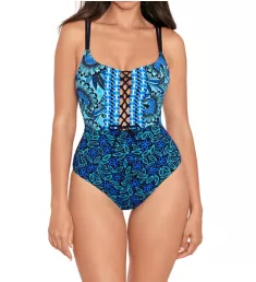 Kontiki Suga Babe One Piece Swimsuit Ocean Jewels M