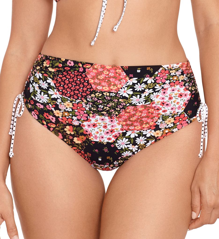 JELLY SHEER TIE SIDE CHARM THONG | MARBLE