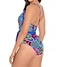 Skinny Dippers Tapestry Cinch Ruffle Sleeve One Piece Swimsuit 6540338 - Image 2