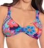 Skinny Dippers Tapestry Soomi Tab Front Bralette Swim Top 6540340