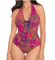 Tangerang Sirena One Piece Swimsuit Sunset S