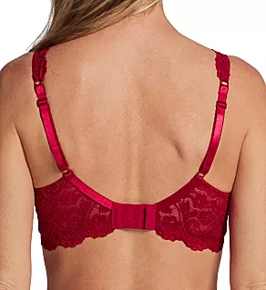Signature Lace Unlined Underwire Bra No No Red 36C
