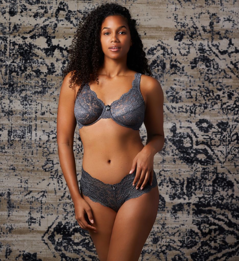 Smart and Sexy Signature Lace Unlined Underwire Bra Black 40C  - Image 6