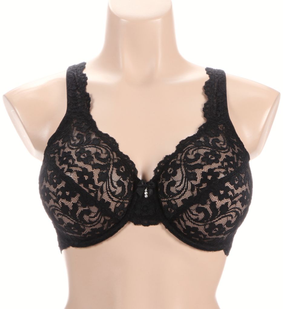Smart and Sexy Signature Lace Unlined Underwire Bra Black 40C  - Image 1