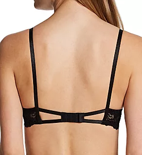 Signature Lace Underwire Push Up Bra Black 36A