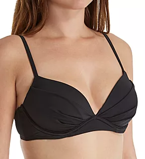 Swim Secret The Heavenly Convertible Swim Top Black Hue 32A