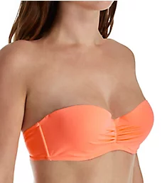 Swim Secret The Flirt Bandeau Bikini Swim Top Peach Luster 32C