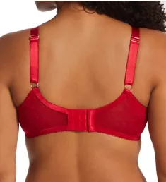 Sexy Pin Up Unlined Underwire Bra No No Red 42DDD