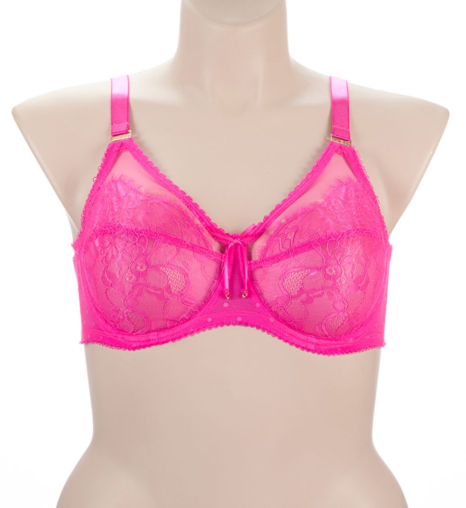 Smart and Sexy Sexy Pin Up Unlined Underwire Bra M Pink 40G  - Image 1