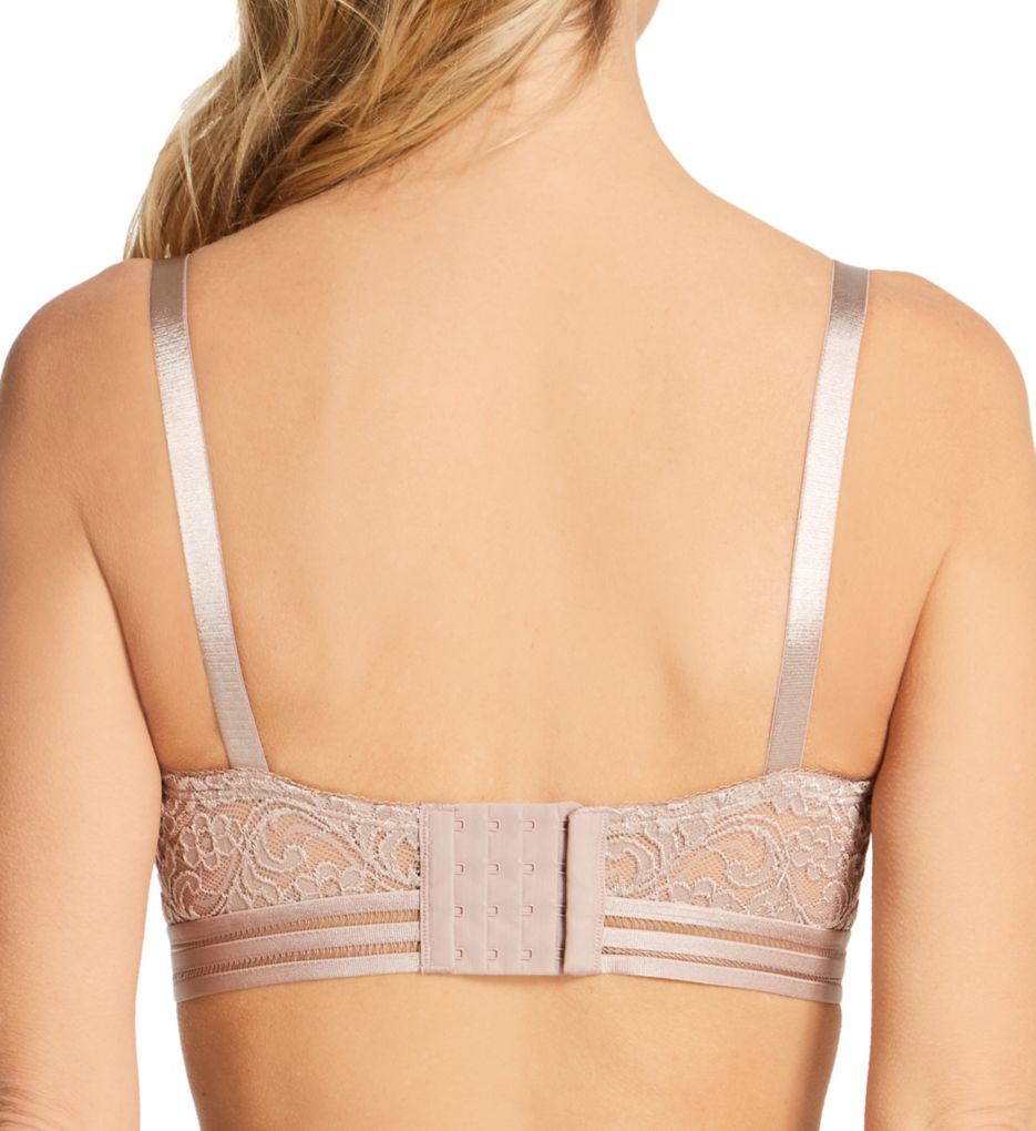 Smart and Sexy Lace Unlined Underwire Longline Bra Bark 40C  - Image 2