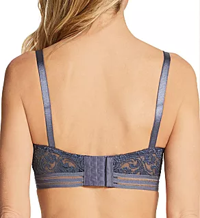 Lace Unlined Underwire Longline Bra Grisaille 36B