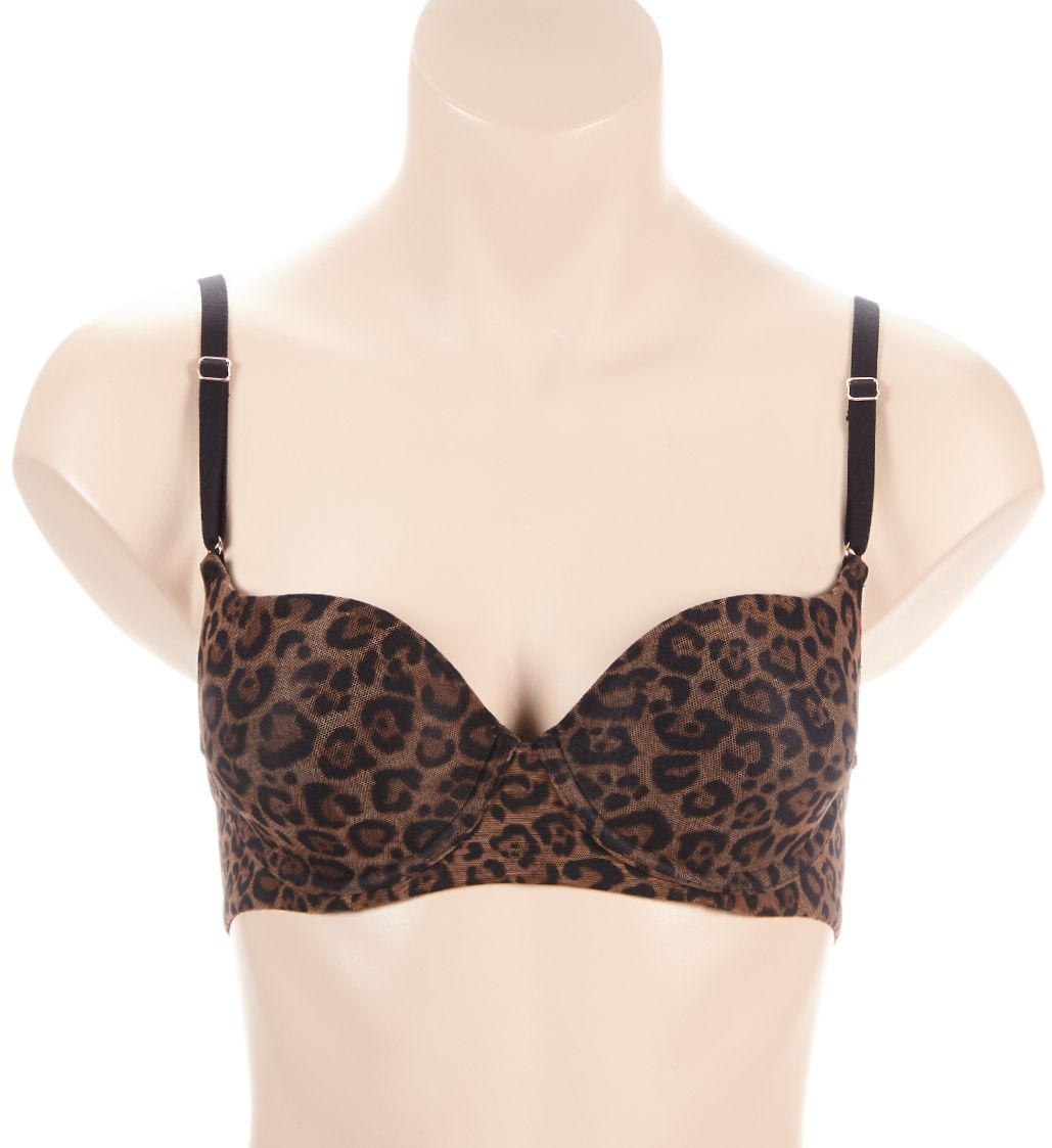 Smart and Sexy Perfect Light Lined Convertible T-Shirt Bra Classic leopard 40C  - Image 1