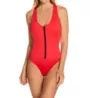 Smart and Sexy Zip Front One Piece Swimsuit SA1276Z - Image 1