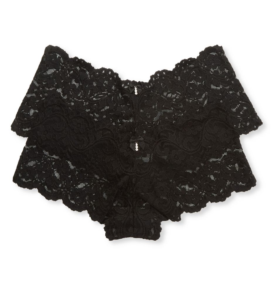 Smart and Sexy : Smart and Sexy SA131 Signature Lace Boyleg Panty - 2 Pack (Black Hue/Black Hue 6)