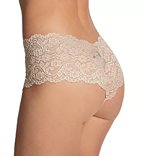 Signature Lace Boyleg Panty - 2 Pack In The Buff/Black 6