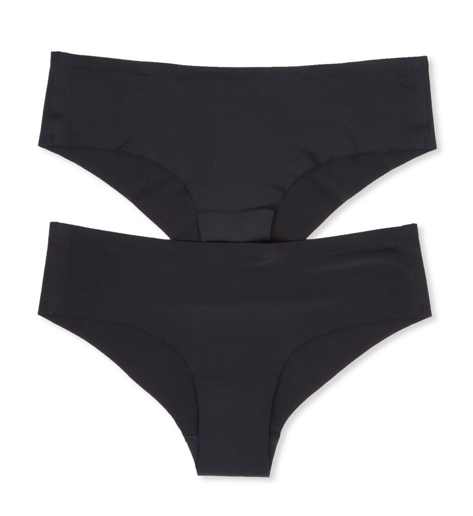 Smart and Sexy : Smart and Sexy SA1368 No Show Hipster Panty - 2 Pack (Black Hue/Black Hue XL)