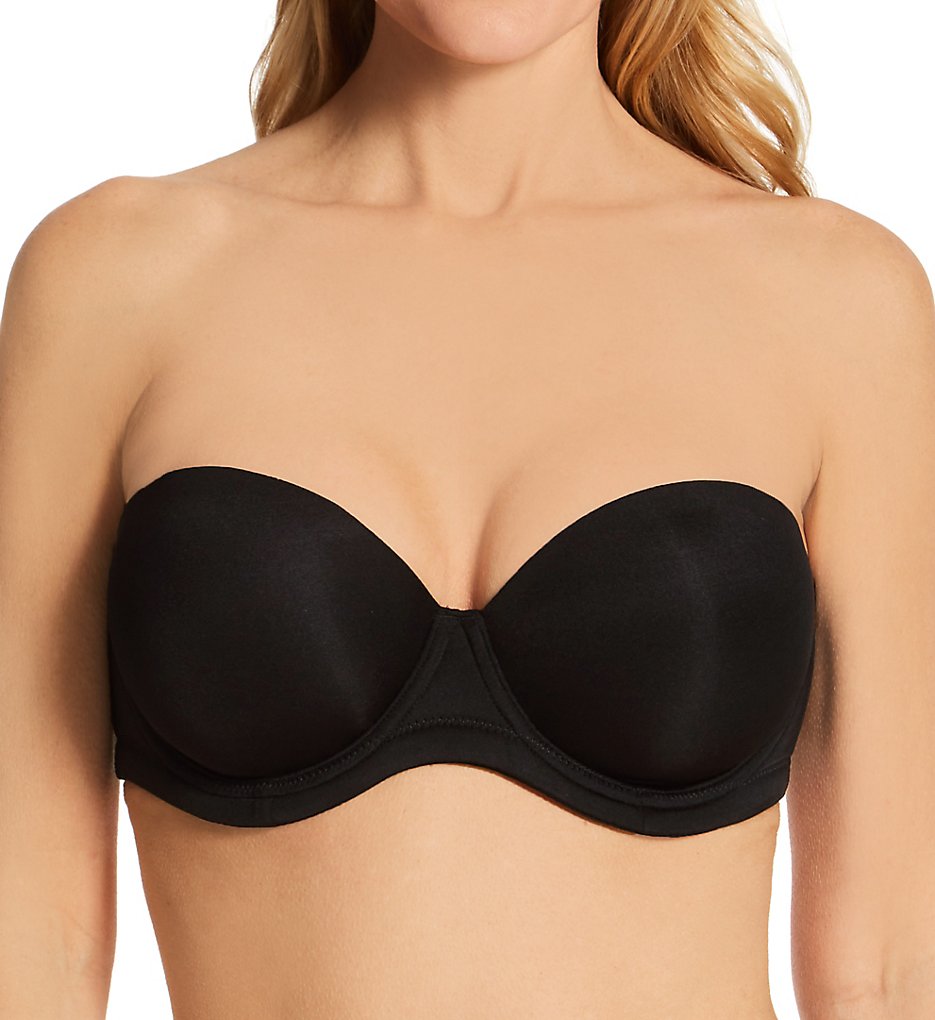 Multiway Strapless Underwire Bra Black 38DDD by Smart and Sexy