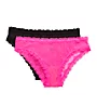 Smart and Sexy Lace Trim Cheeky Panty - 2 Pack SA1377 - Image 4