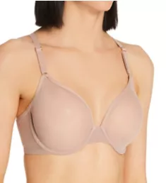 Sheer Mesh Demi Underwire Bra Bark 32C