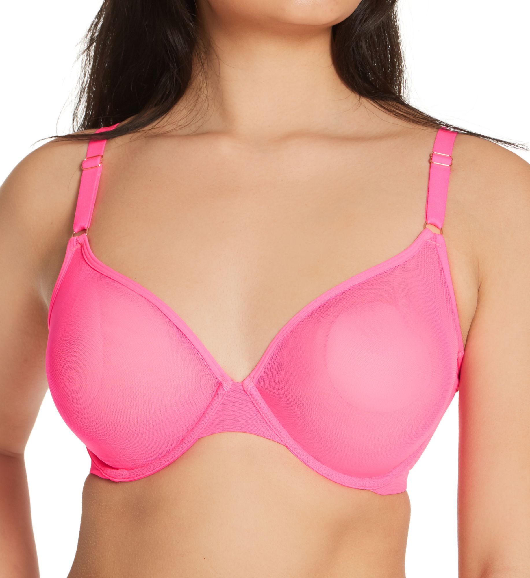 Sheer Mesh Demi Cut Bra Addiction Provocante main image 0