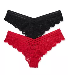 Signature Lace Brazilian Panty - 2 Pack