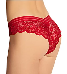Signature Lace Brazilian Panty - 2 Pack No No Red/Black Hue 5