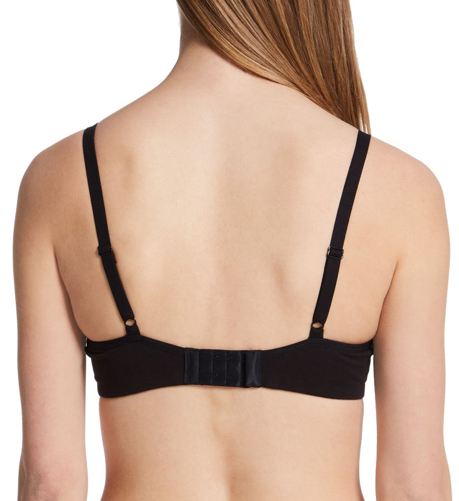 Smart and Sexy Unlined Underwire Scoop Neck Bra Black 40DDD  - Image 2