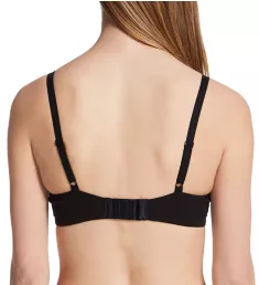 Unlined Underwire Scoop Neck Bra Black 34B