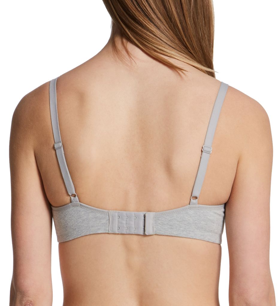 Smart and Sexy Unlined Underwire Scoop Neck Bra Light Grey Heather 36B  - Image 2
