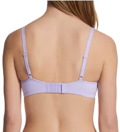 Unlined Underwire Scoop Neck Bra Lilac Iris 34B