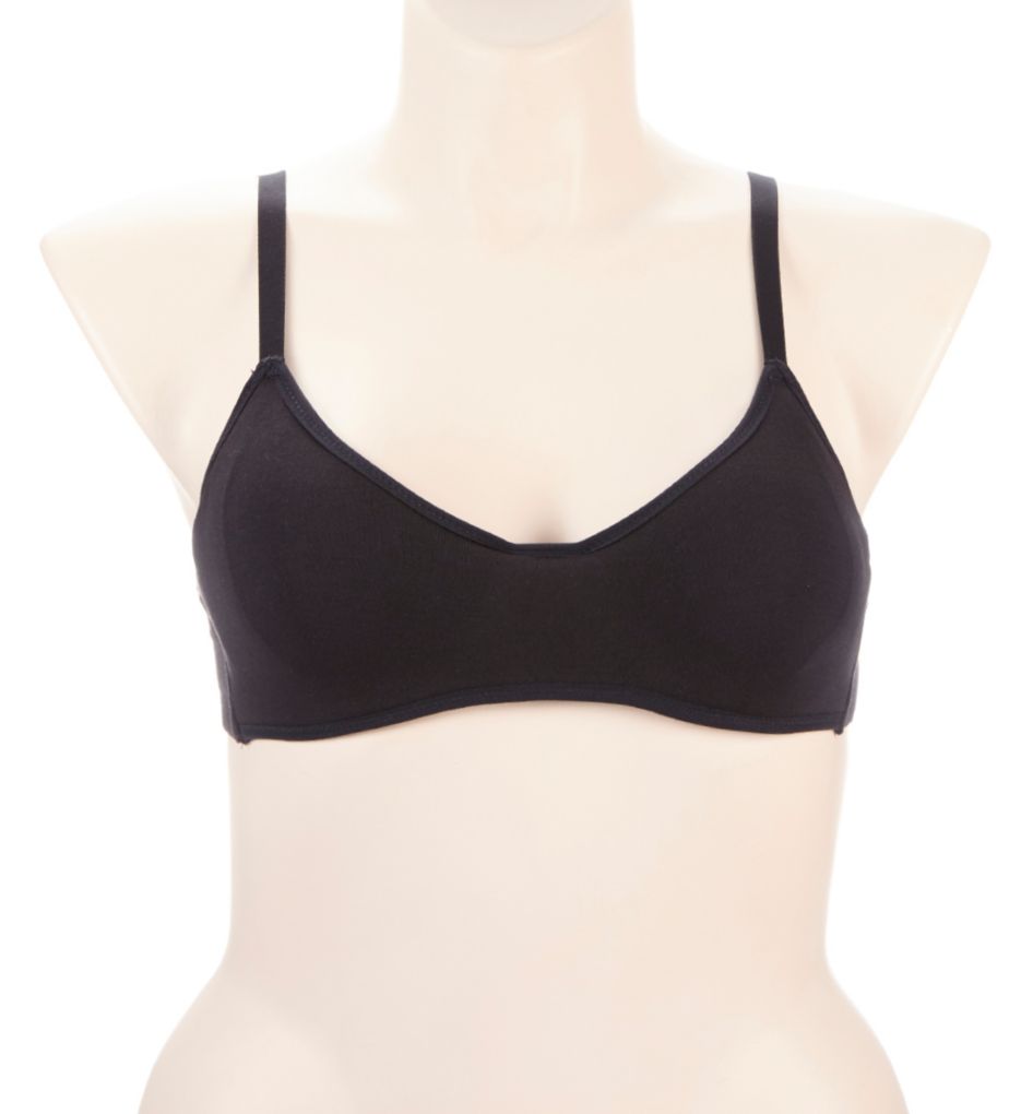 Smart and Sexy Unlined Underwire Scoop Neck Bra Black 40DDD  - Image 1