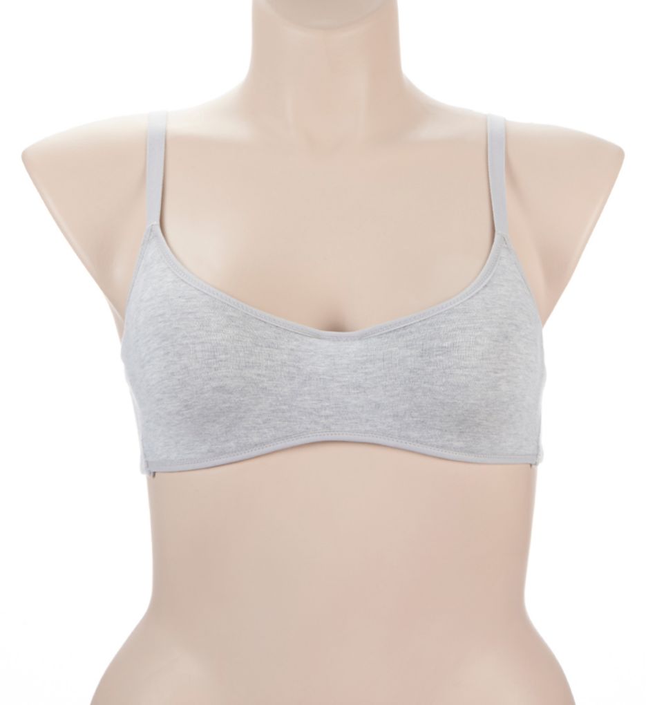 Smart and Sexy Unlined Underwire Scoop Neck Bra Light Grey Heather 36B  - Image 1